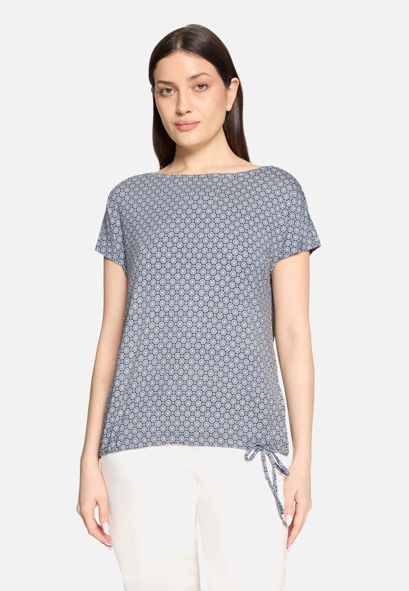 Printshirt mit Tunnelzug