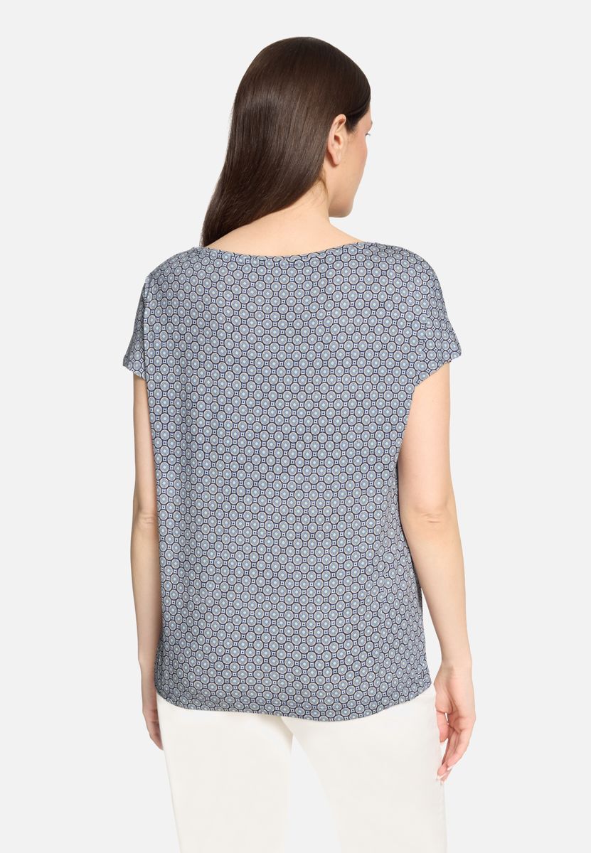 Printshirt mit Muster und Tunnelzug