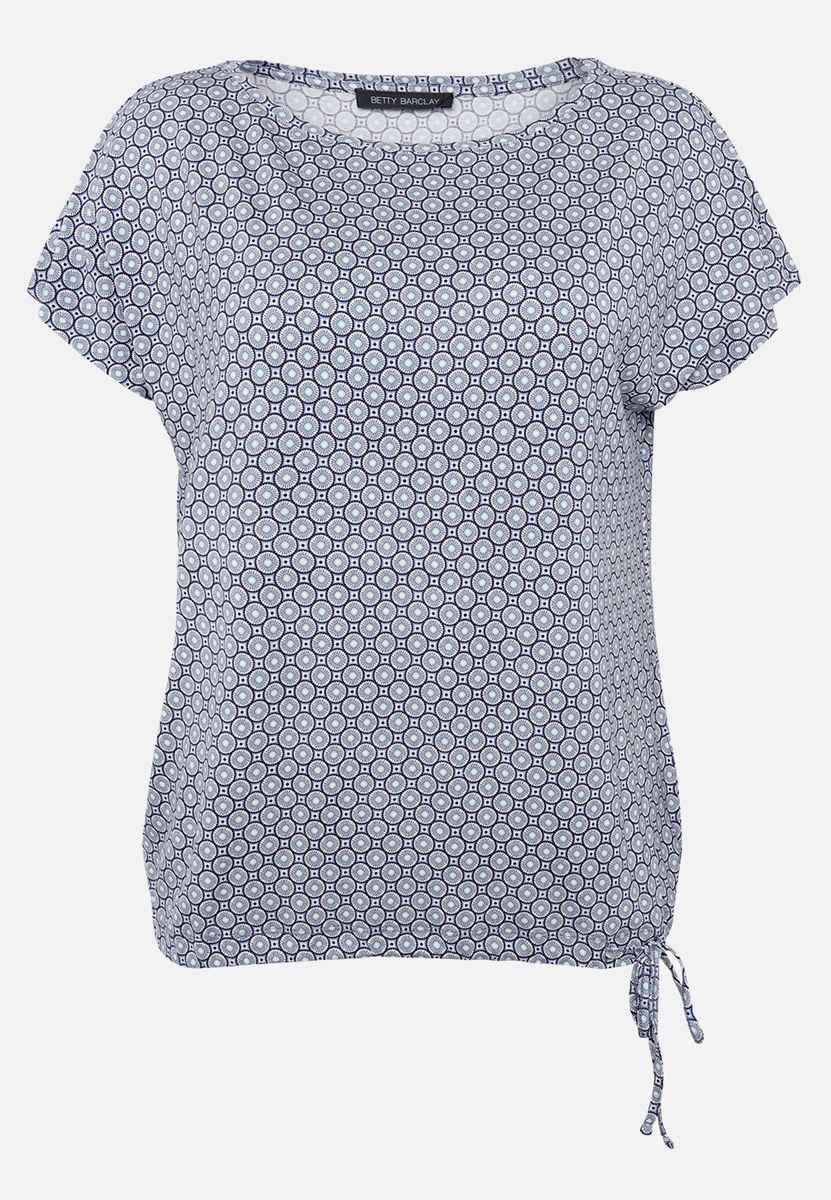 Printshirt mit Muster und Tunnelzug