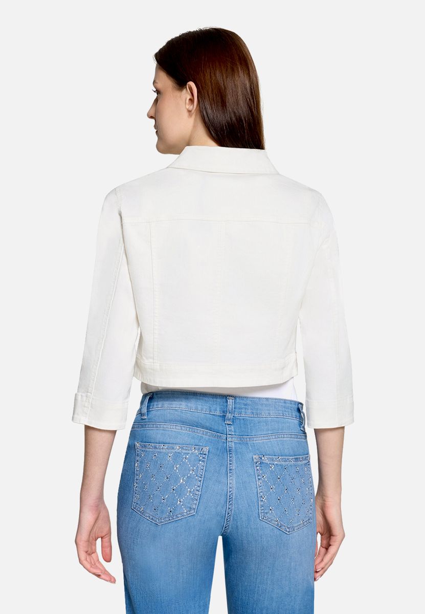 Jeansjacke mit 3/4 Arm