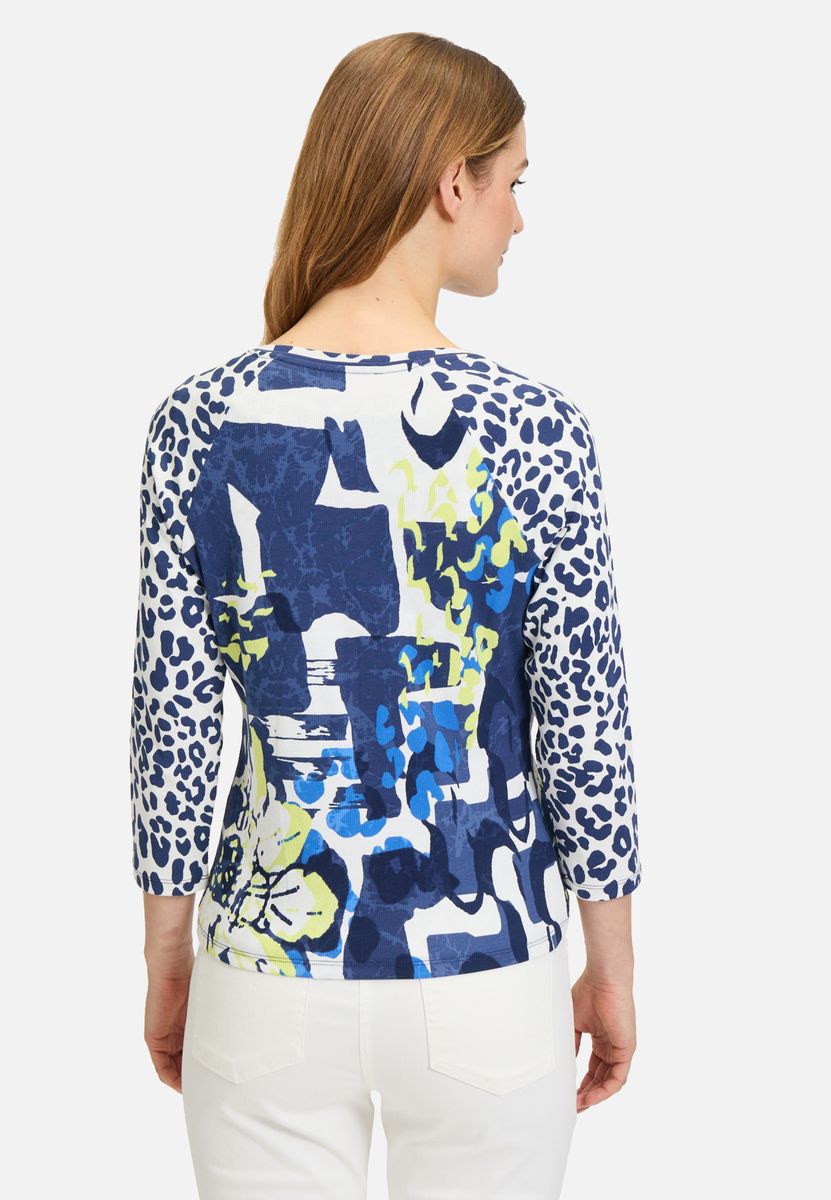 Shirtjacke mit Rippenstruktur