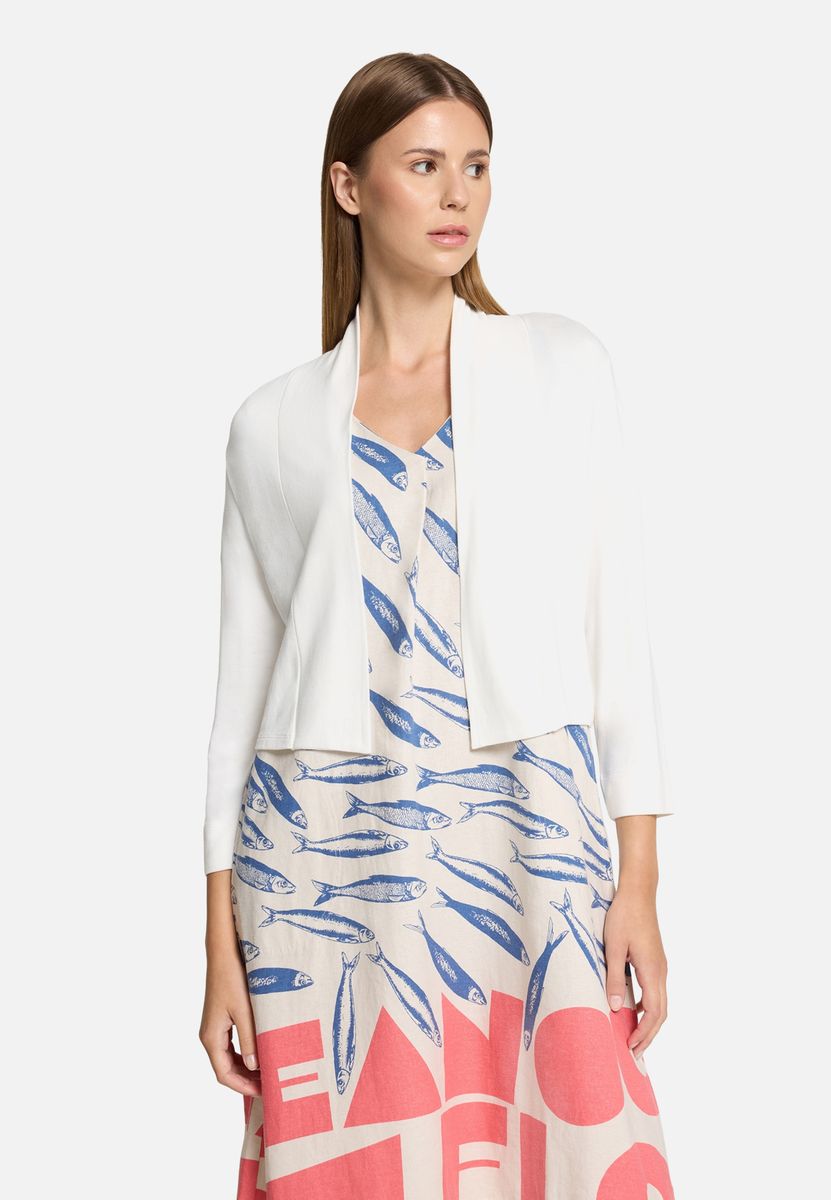Shirtjacke mit 3/4 Arm