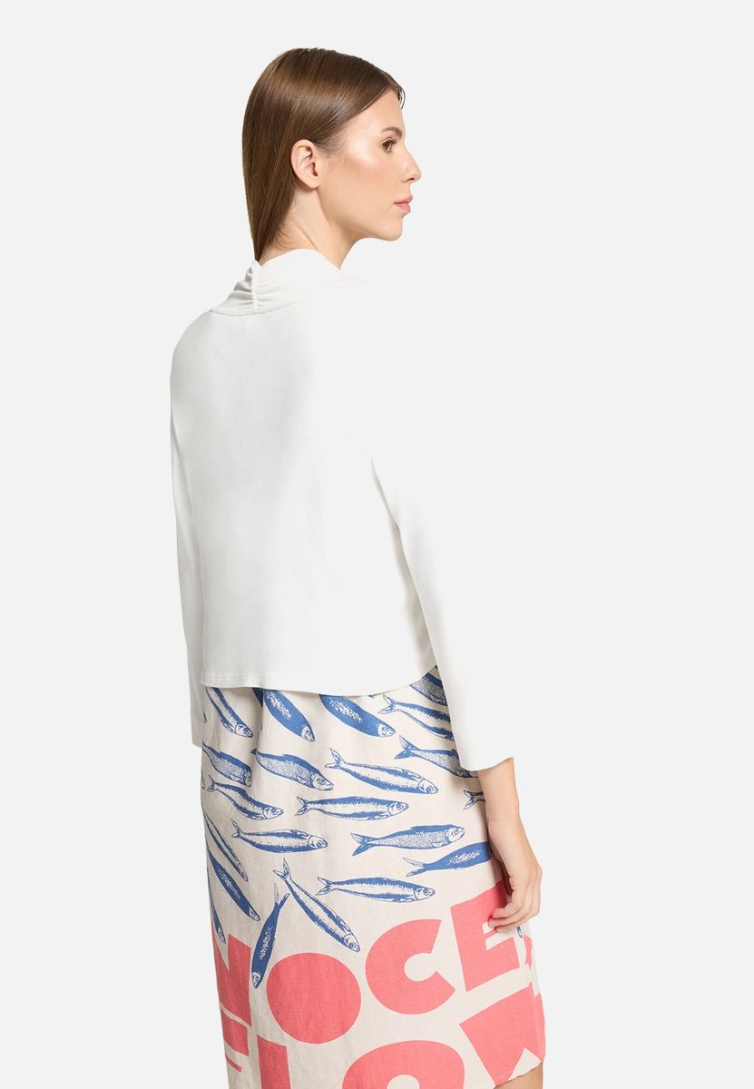 Shirtjacke mit 3/4 Arm
