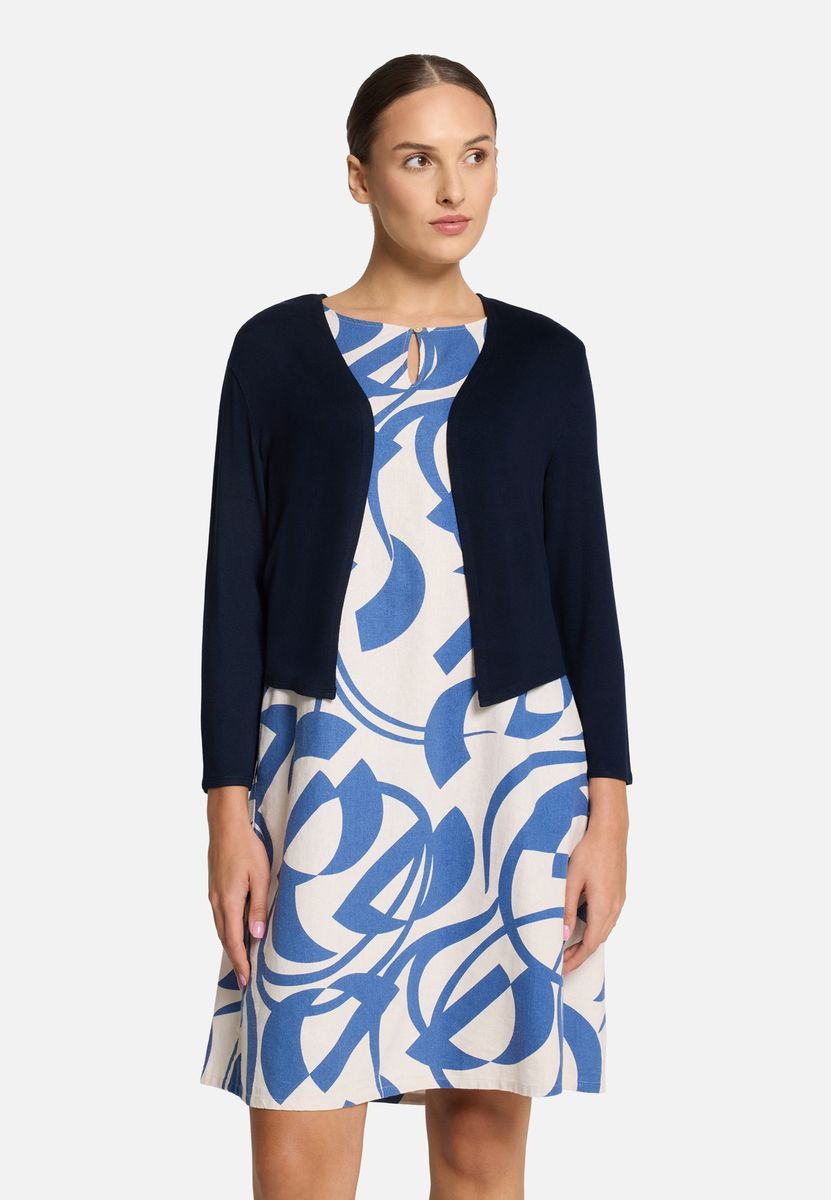 Bolero-Jacke mit 3/4 Arm