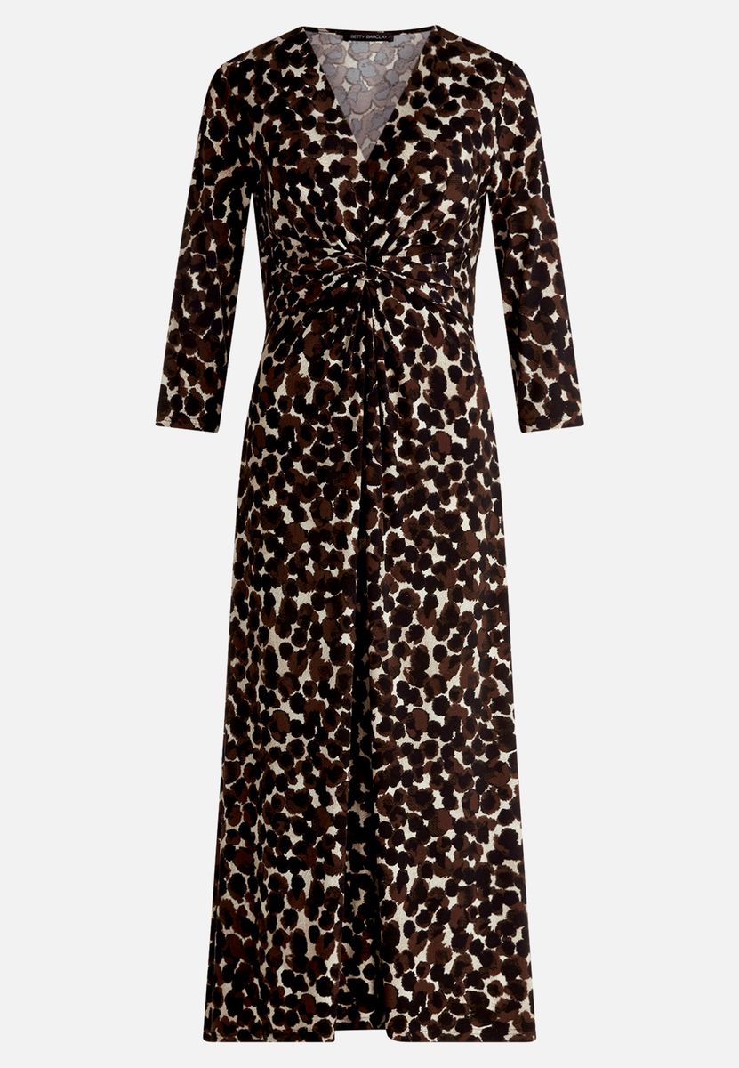Midikleid mit Raffung