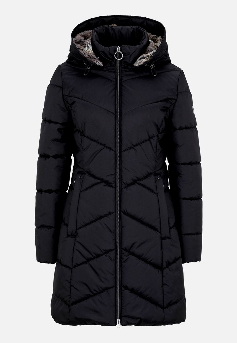 Outdoorjacke mit abnehmbarer Kapuze