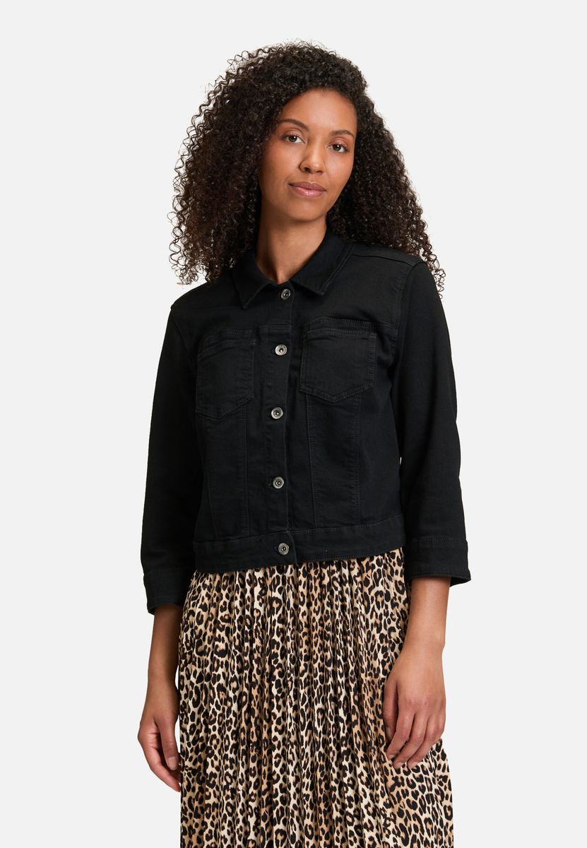Jeansjacke mit 3/4 Arm