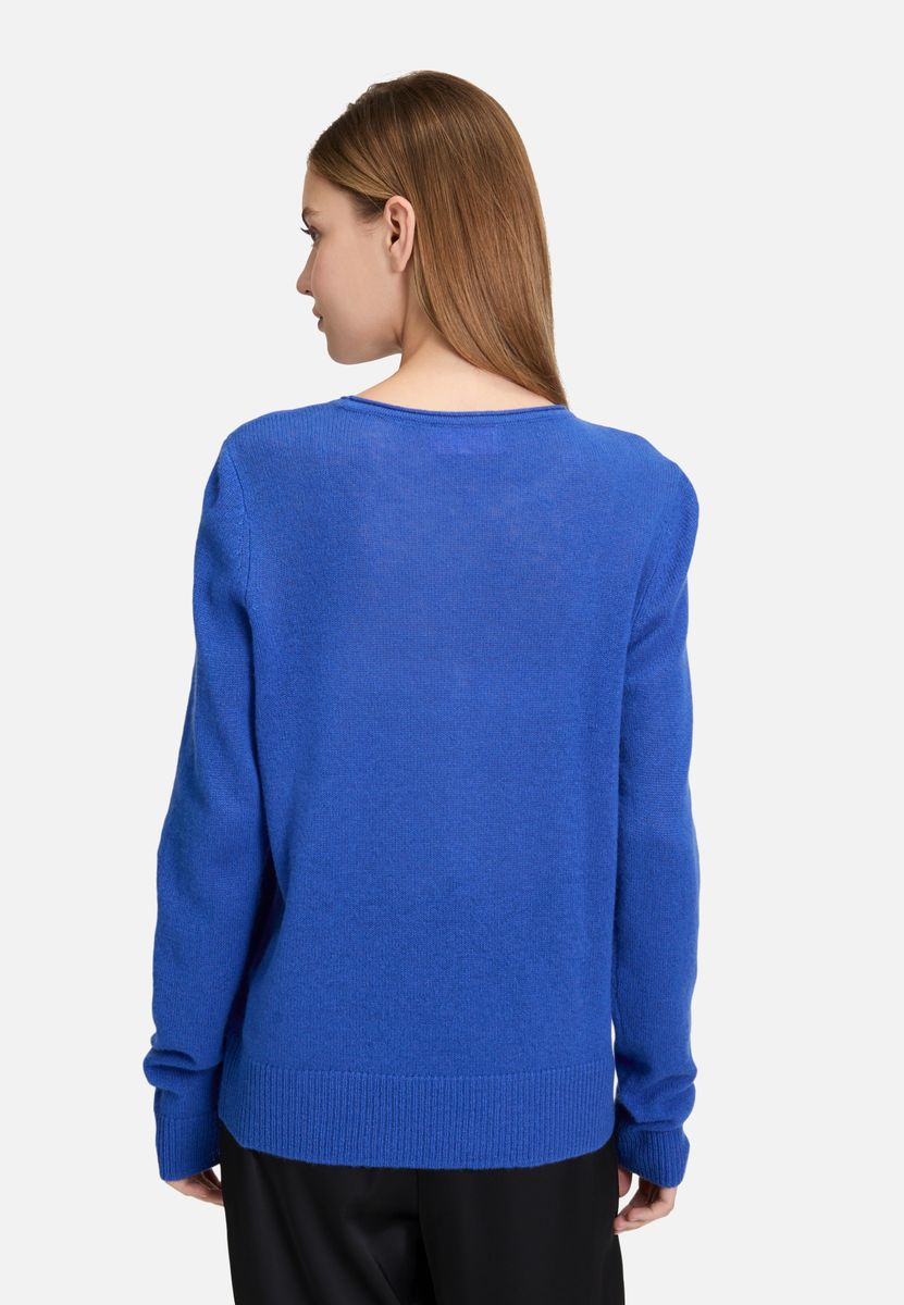 Kaschmir-Pullover mit Rundhalsausschnitt