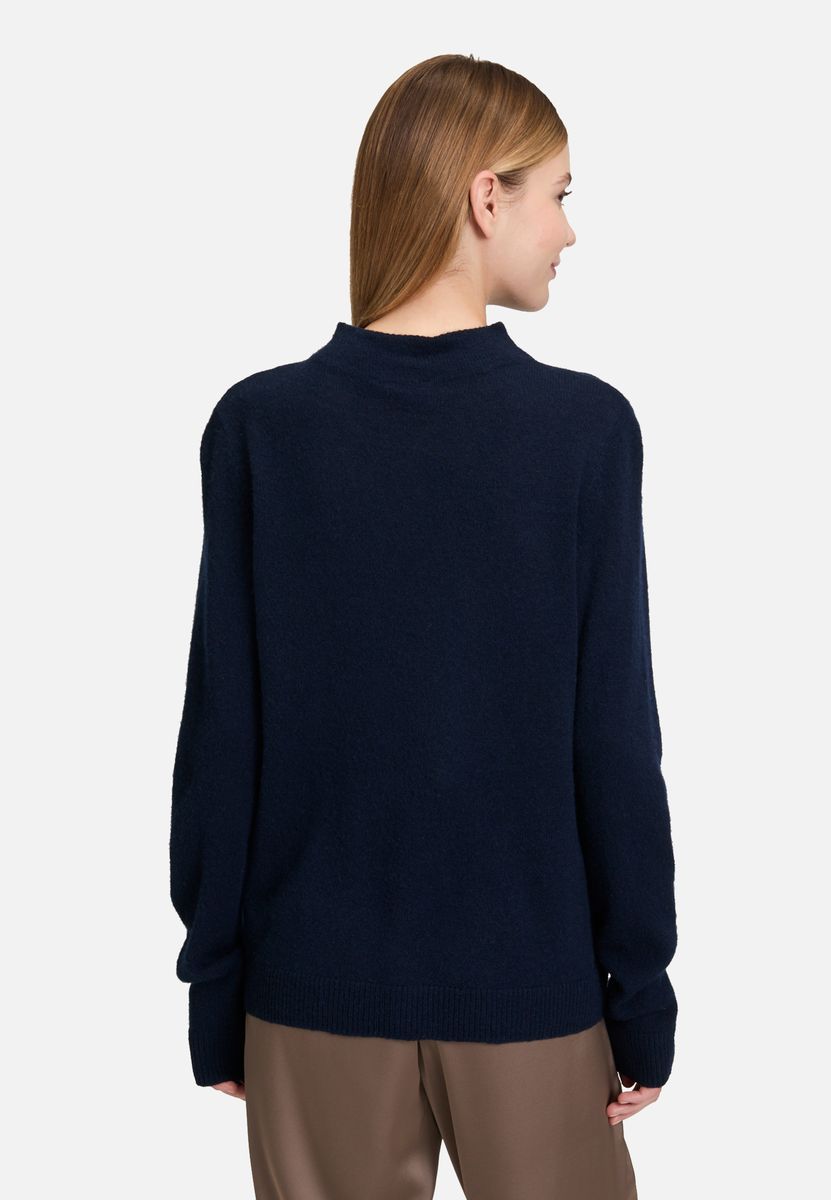 Kaschmir-Pullover mit Stehkragen