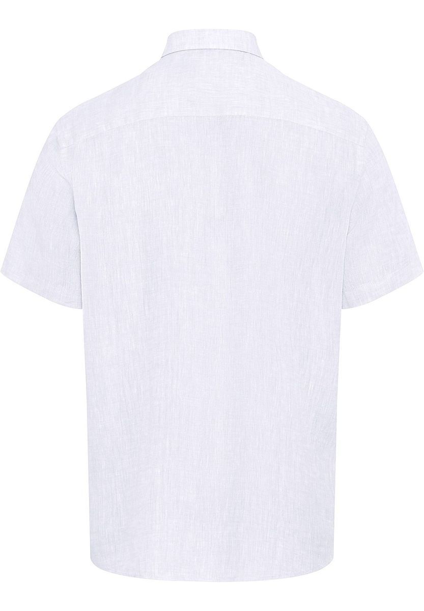 Herren Leinen Freizeit Kurzarmhemd