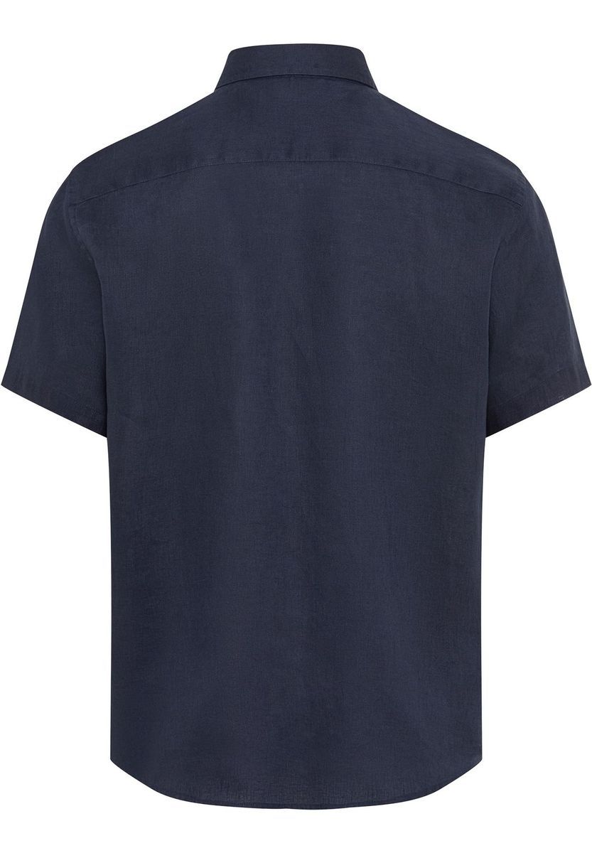 Herren Freizeit Kurzarm Leinenhemd