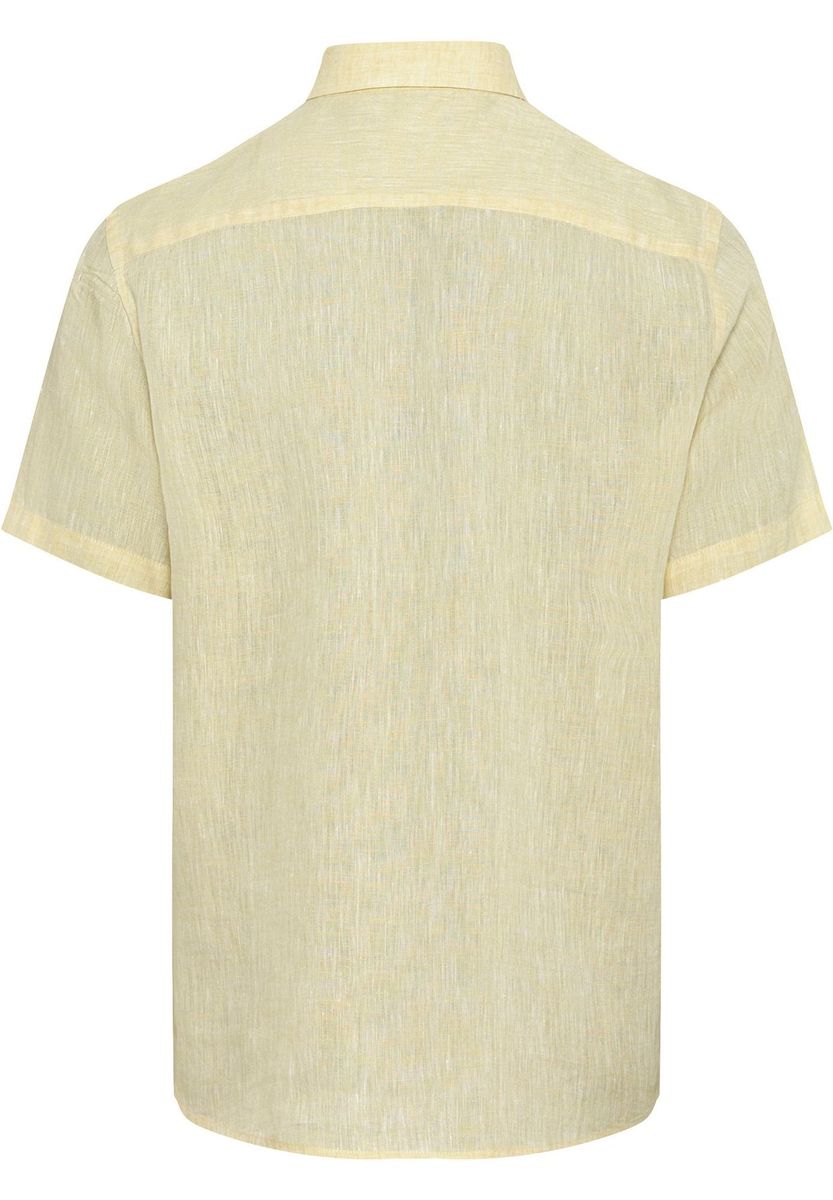 Herren Kurzarm Leinenhemd