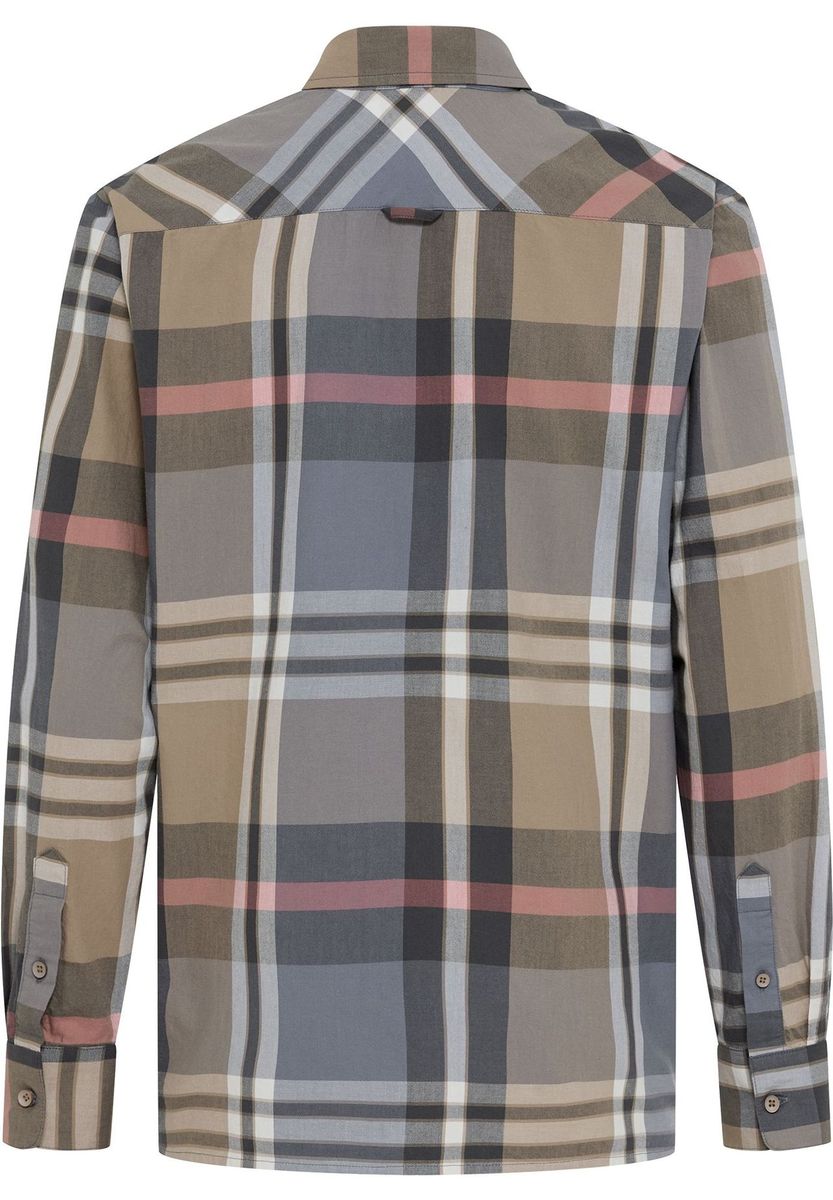 Herren Langarm Hemd mit Karomuster