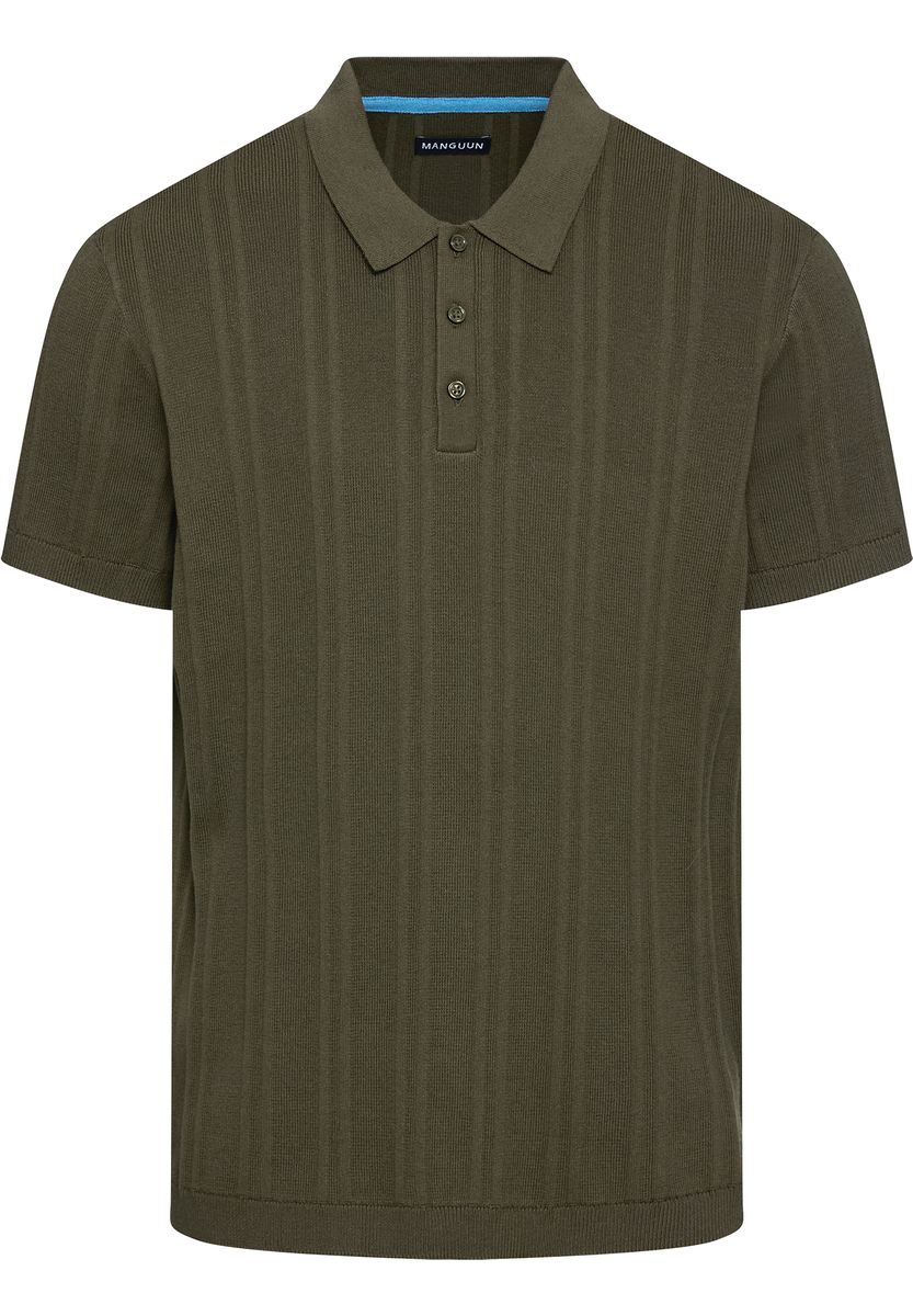 Polo-Shirt aus strukturiertem Strick
