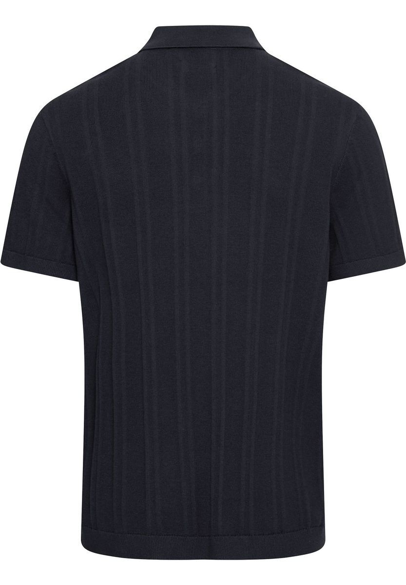 Polohemd aus strukturiertem Strickbaumwollstoff