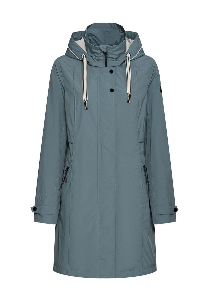 Regenmantel Parka mit Kapuze