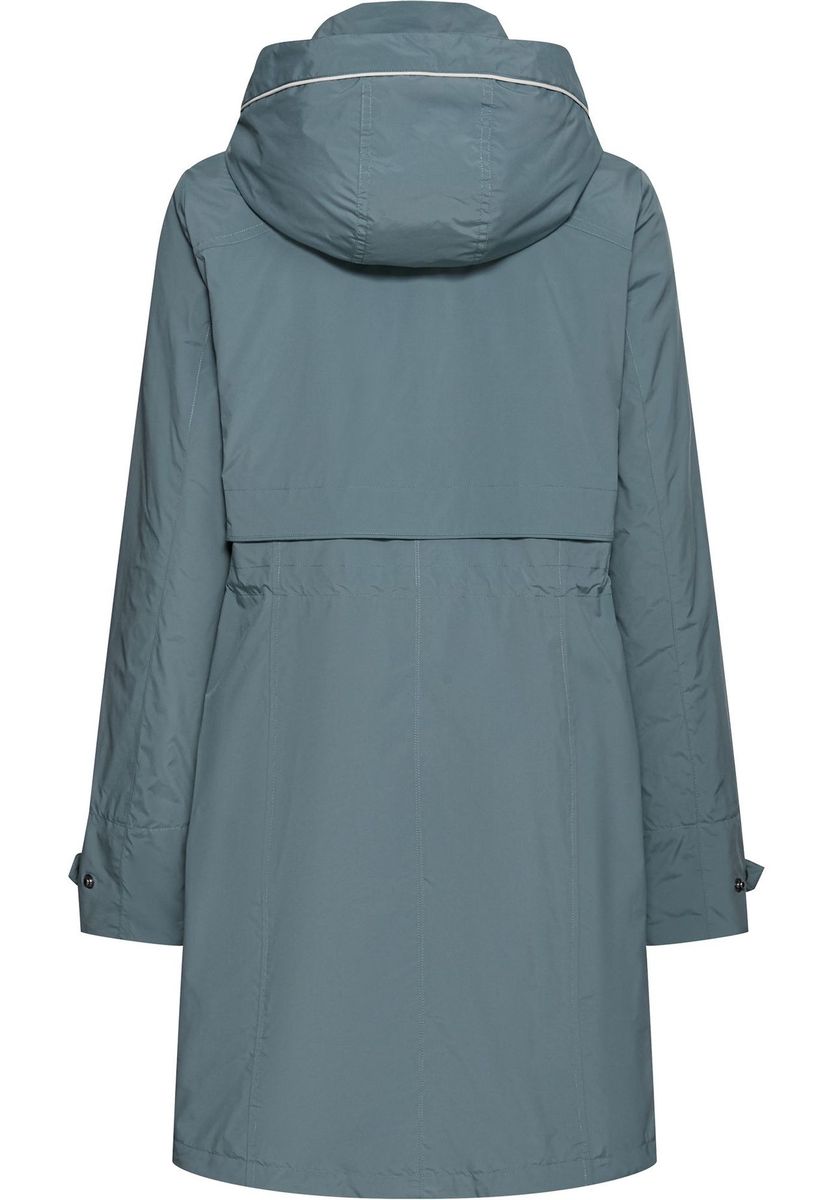 Regenmantel Parka mit Kapuze