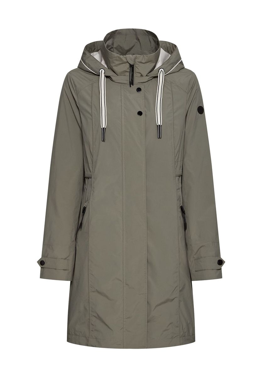 Leichter Regenmantel mit Kapuze Casual Parka
