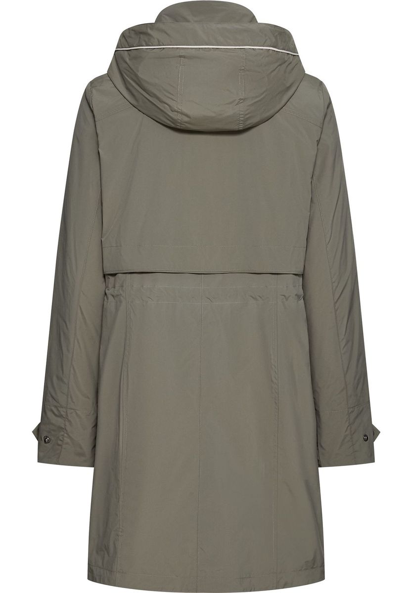 Leichter Regenmantel mit Kapuze Casual Parka