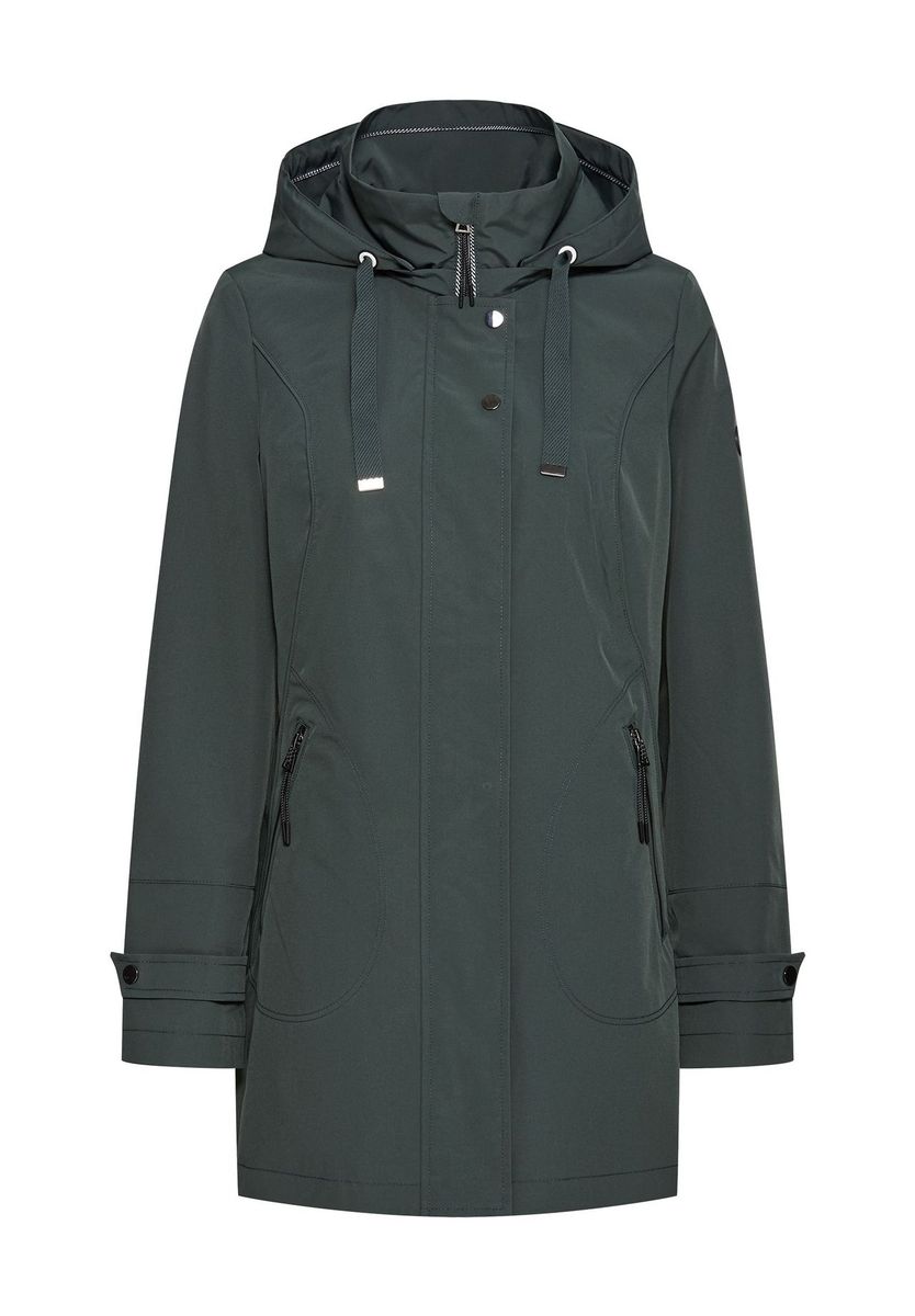 Damen Anorak Parka Mantel mit Kapuze