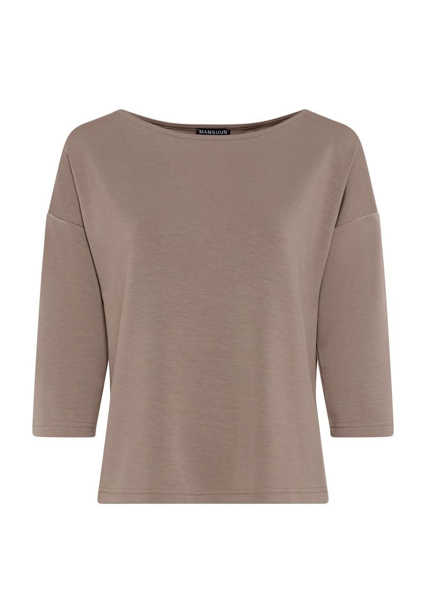 Locker geschnittenes 3/4-Arm Shirt