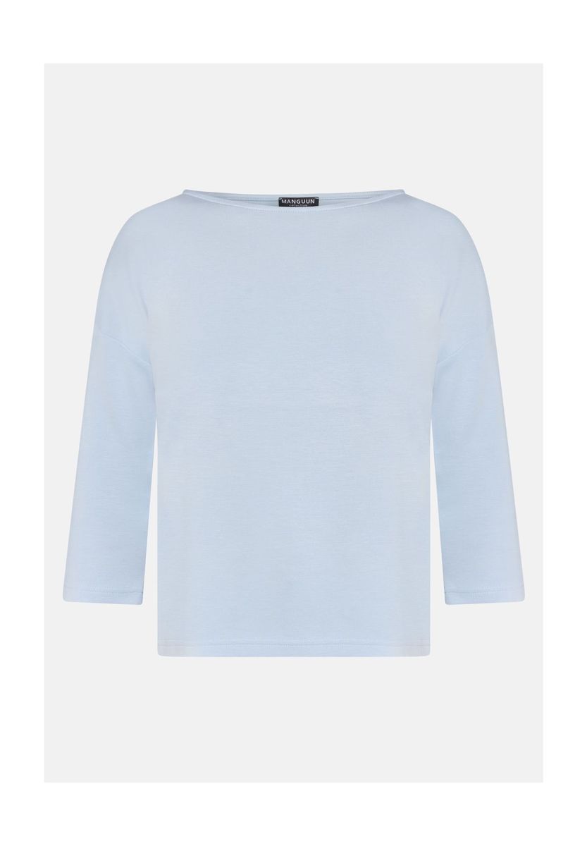 Klassisches U-Boot-Ausschnitt 3/4-Arm Oberteil