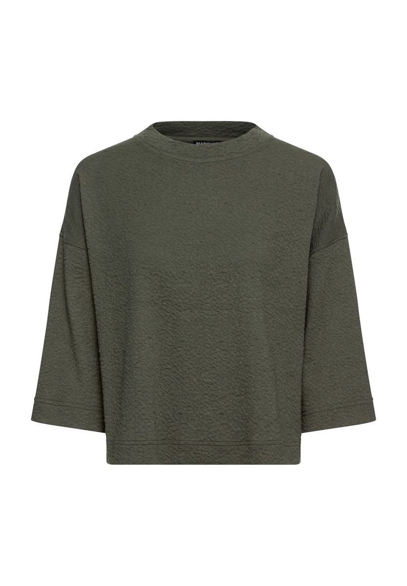 MANGUUN collection Shirt, Stehkragen, für Damen, grün, XS