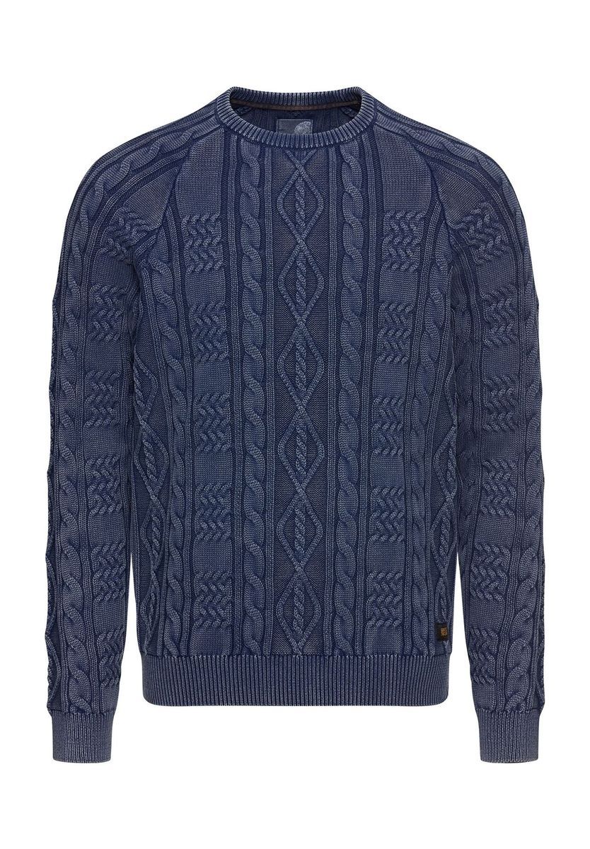 Strukturierter Strickpullover aus Baumwolle