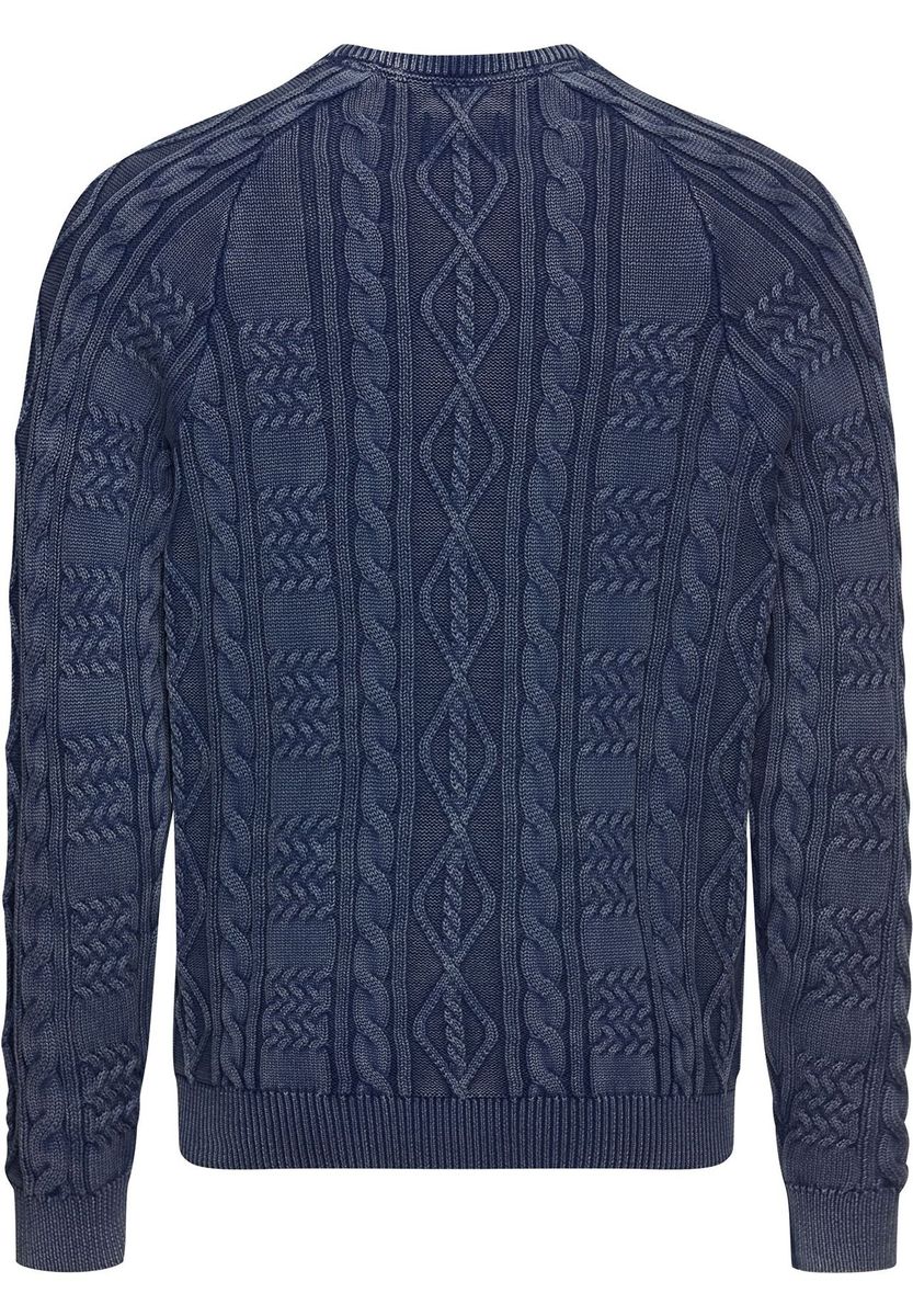 Strukturierter Strickpullover aus Baumwolle