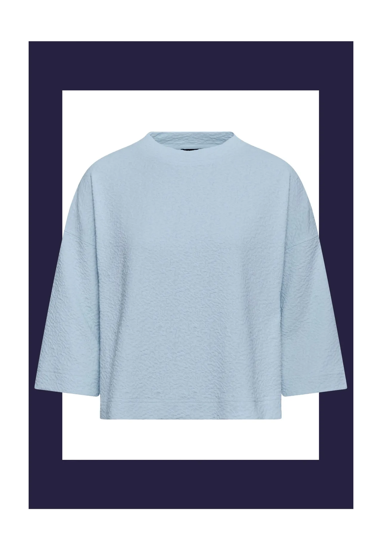 MANGUUN collection Shirt, Stehkragen, für Damen, blau, XS