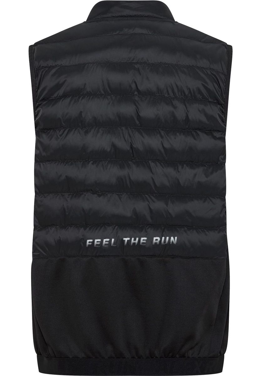 ALEX Steppweste Run Hybrid, Stehkragen, für Damen, schwarz, S