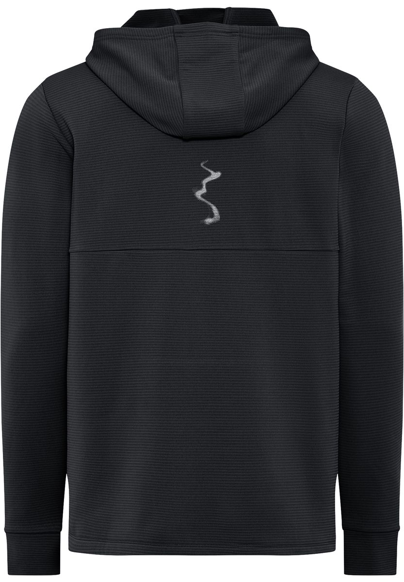 ALEX Hoodie Run, Rippbündchen, für Herren, schwarz, S