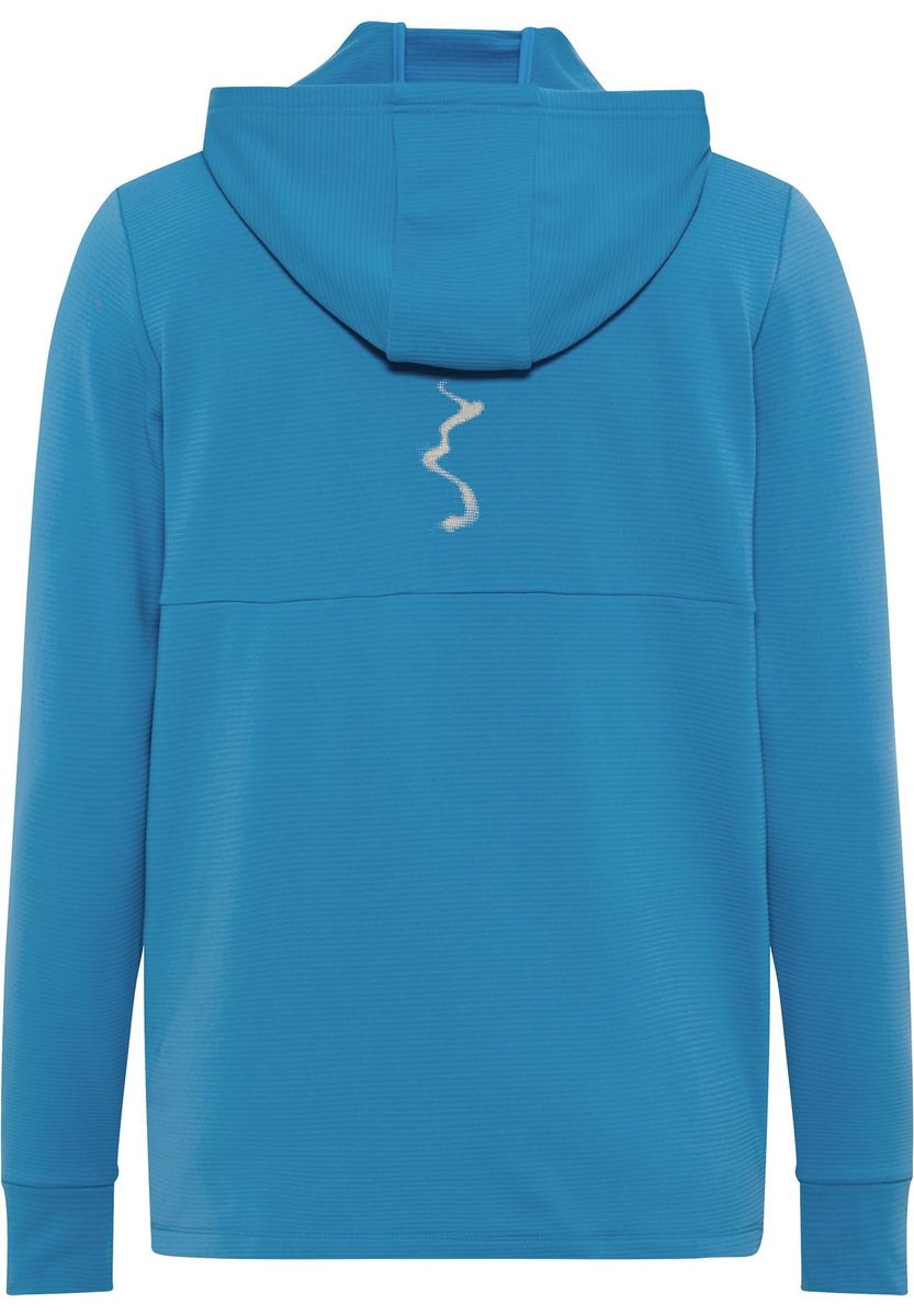 ALEX Hoodie Run, Rippbündchen, für Herren, türkis, L
