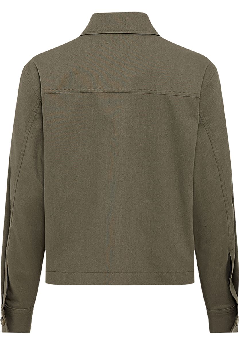 MANGUUN collection Blazer, Leinenanteil, für Damen, grün, 34