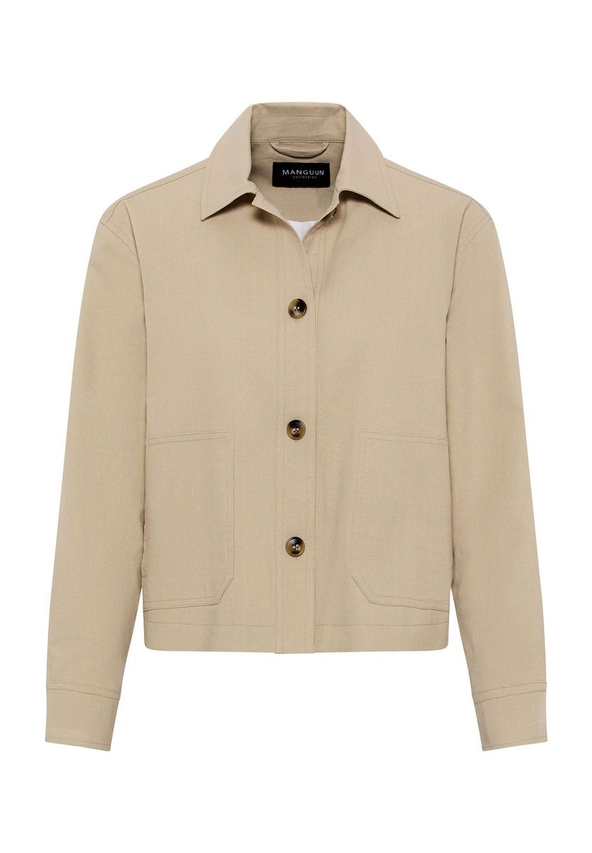 MANGUUN collection Blazer, Leinenanteil, für Damen, beige, 34
