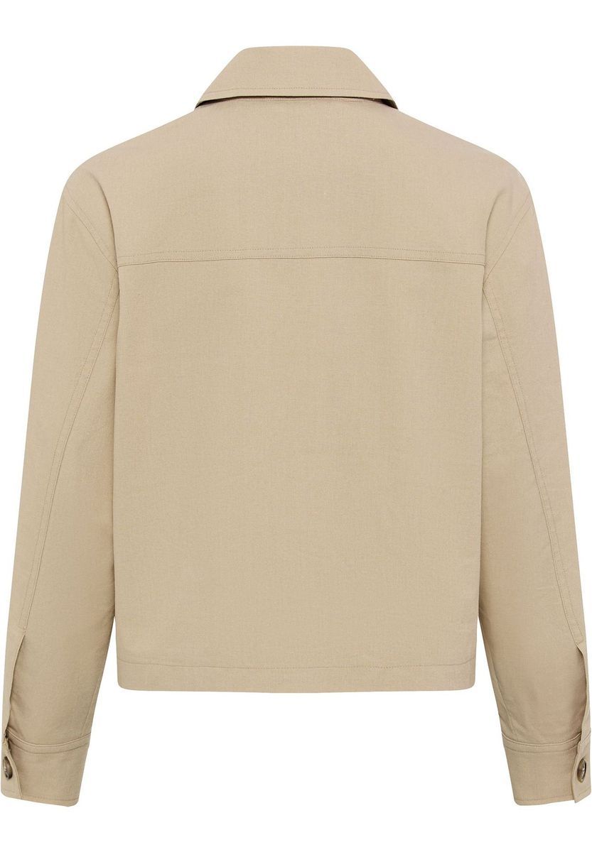 MANGUUN collection Blazer, Leinenanteil, für Damen, beige, 34