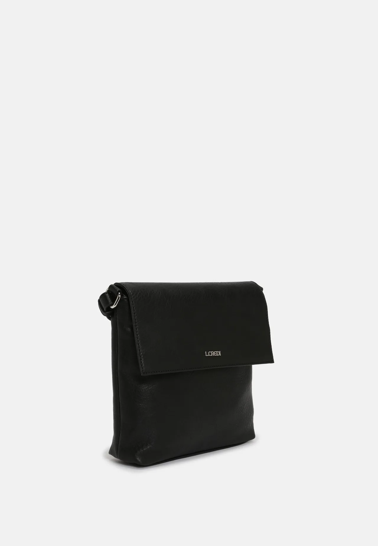 L.CREDI Schultertasche, Anhänger, uni, für Damen, schwarz, 99