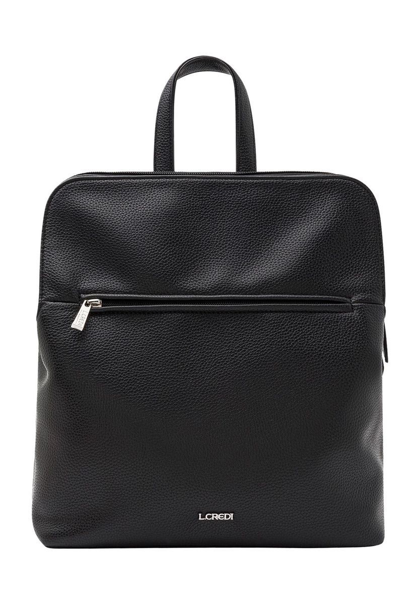 Schlichter minimalistischer Rucksack aus Kunstleder