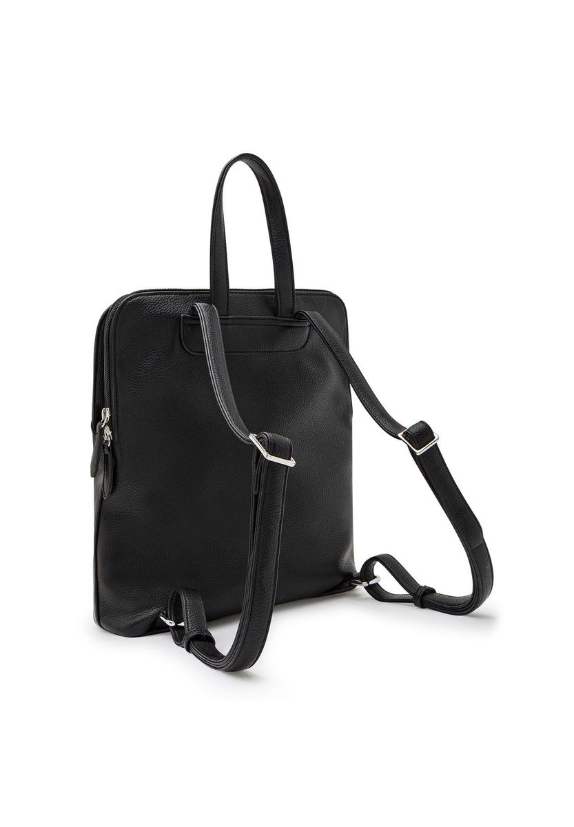 Schlichter minimalistischer Rucksack aus Kunstleder