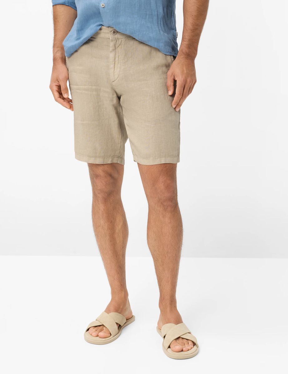 Brax Herren Bermuda Style BALU CANVAS, hellbraun, Gr. 30