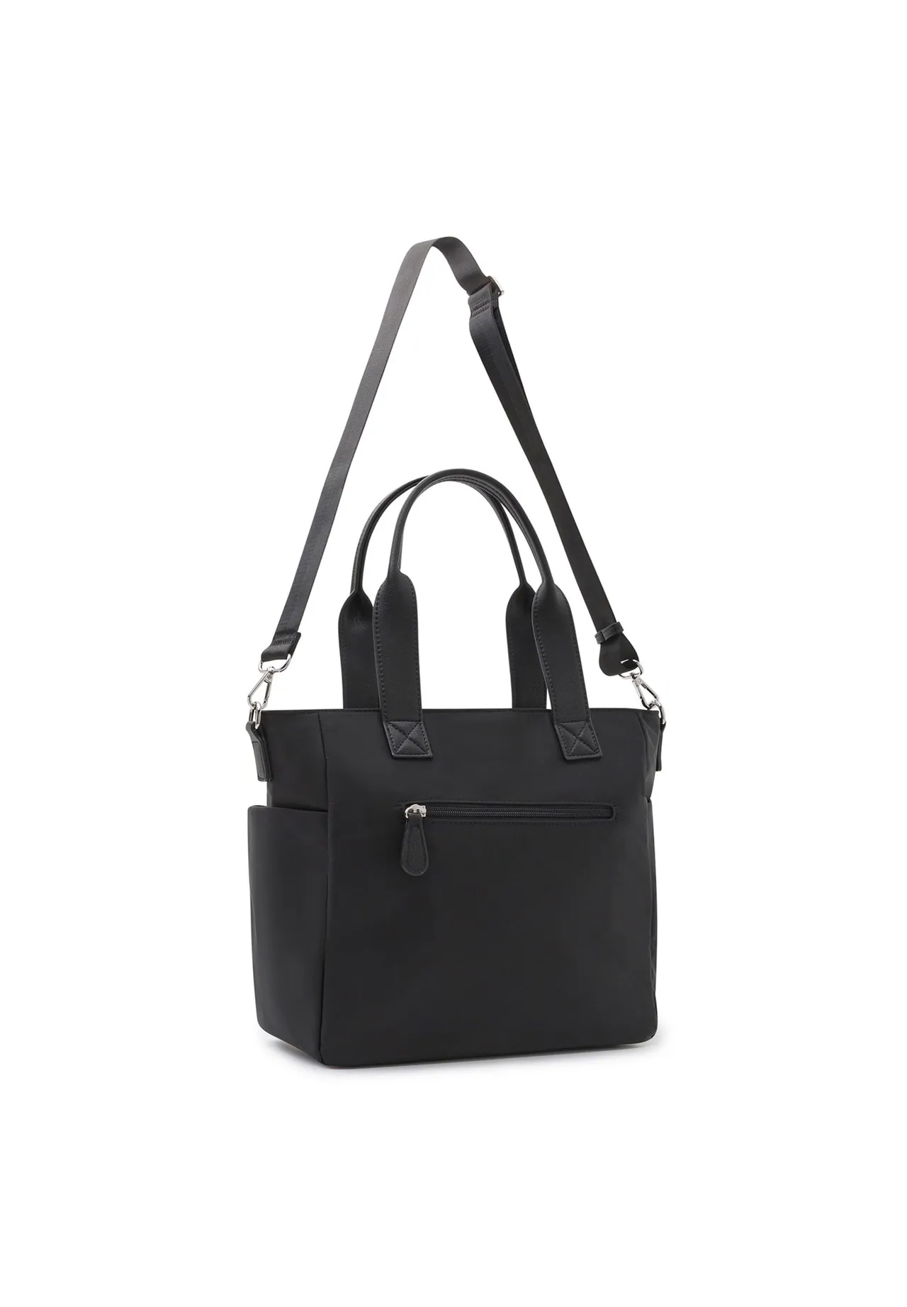 L.CREDI Shopper, Reißverschluss, für Damen, schwarz, 99