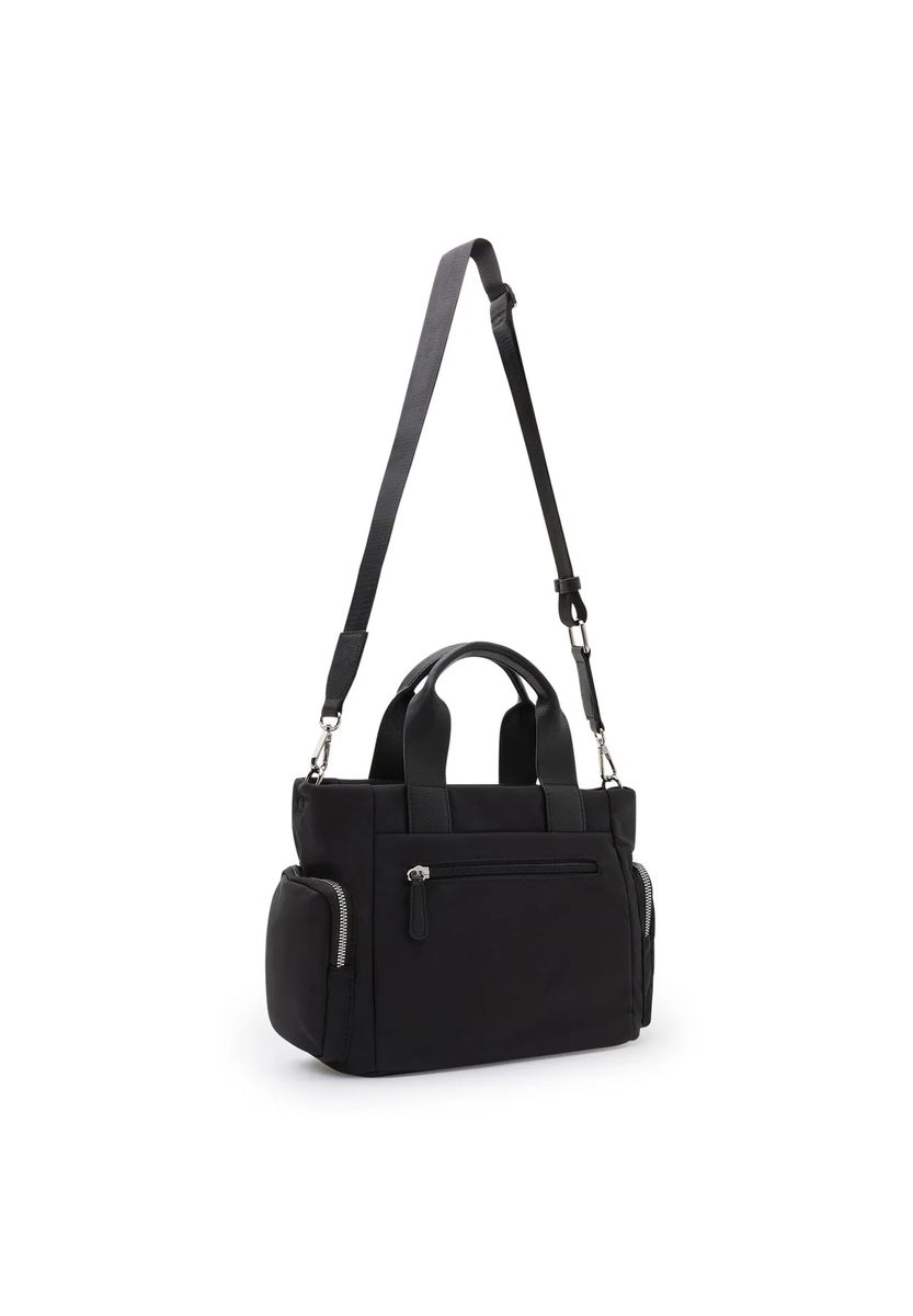L.CREDI Shopper, Reißverschluss, für Damen, schwarz, 99