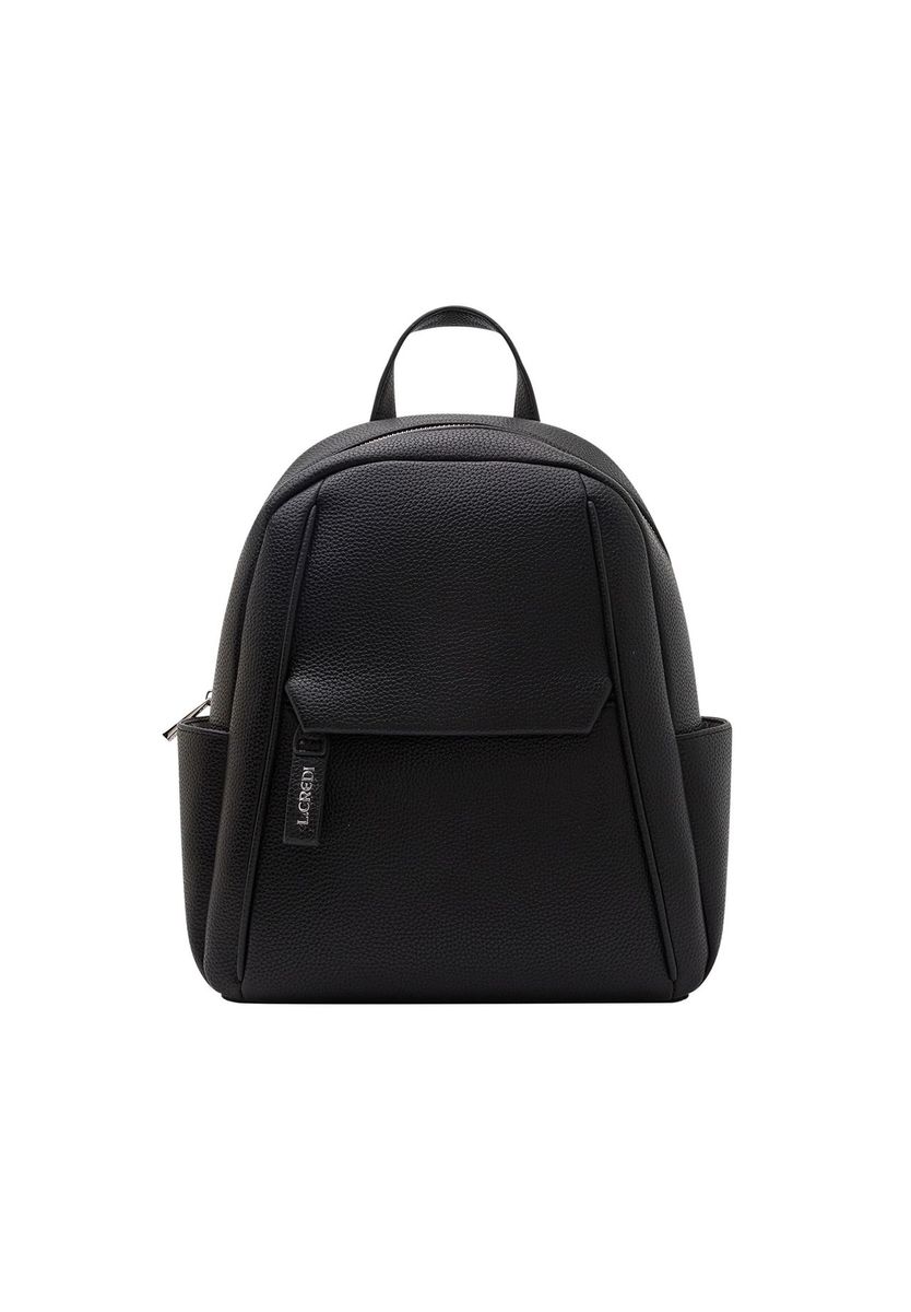 Schicker Rucksack in Kuppelform aus Kunstleder