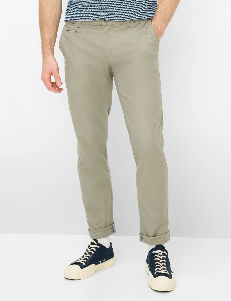 Brax Herren Chino Style FABIO IN JUNGLE, hellgrün, Gr. 44/30