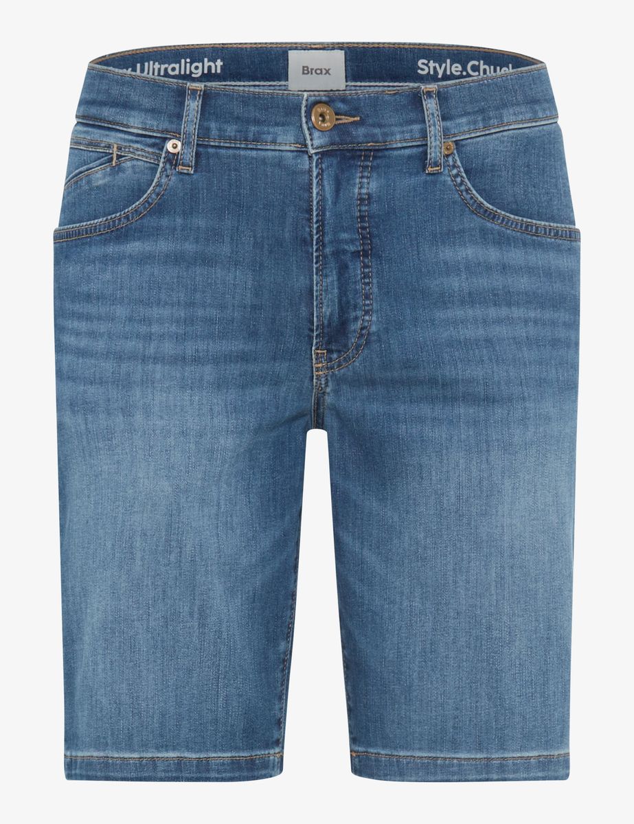 Brax Herren Bermuda Style CHUCK B DARK BLUE USED, denim dunkelblau, Gr. 30
