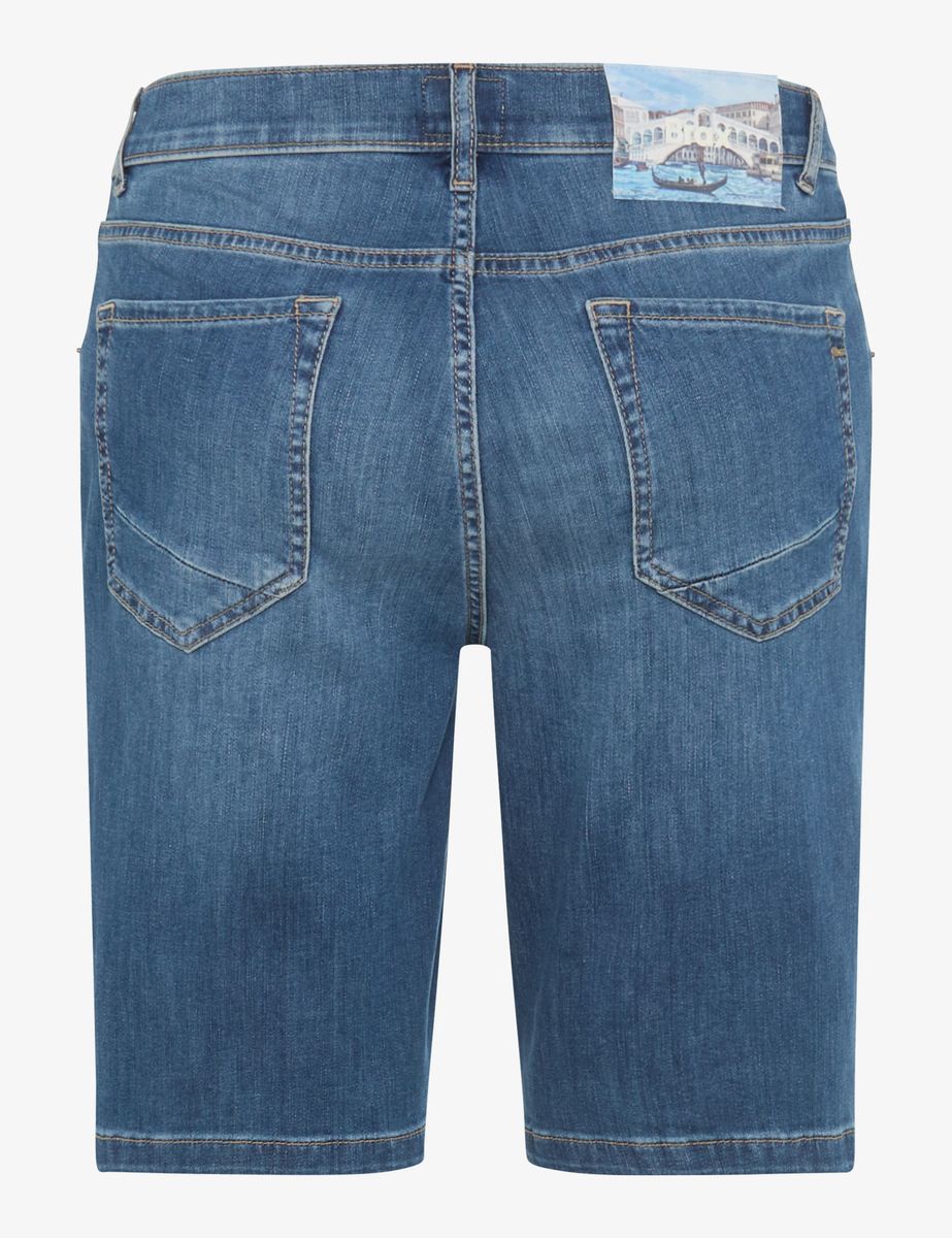 Brax Herren Bermuda Style CHUCK B DARK BLUE USED, denim dunkelblau, Gr. 30