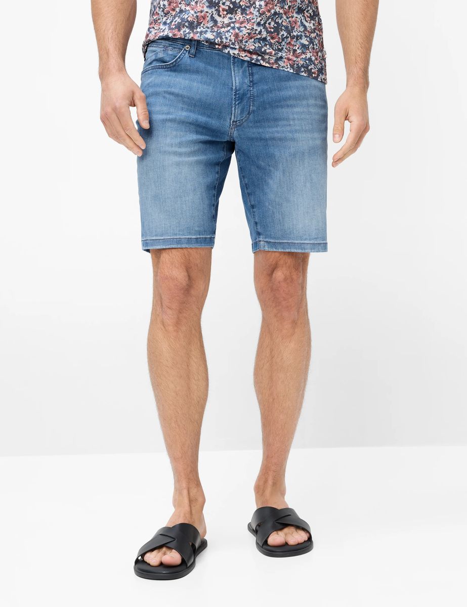 Brax Herren Bermuda Style CHUCK B REGULAR BLUE USED, denim blau, Gr. 30