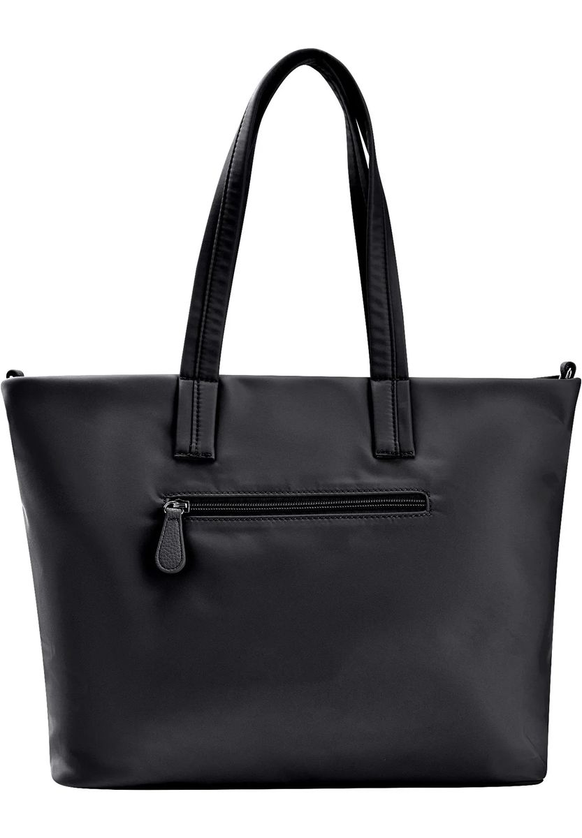 L.CREDI Shopper, Kunstleder, für Damen, schwarz, 99