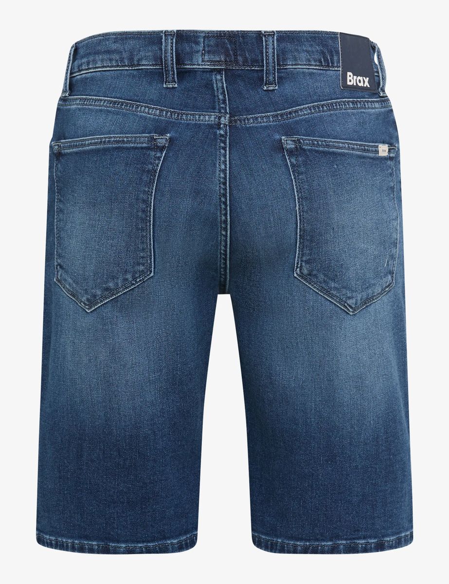 Brax Herren Bermuda Style CLINT B DARK STEEL USED, denim dunkelblau, Gr. 30