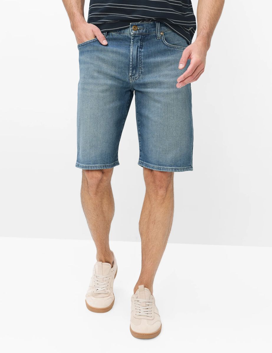 Brax Herren Bermuda Style CLINT B INBETWEEN BLUES USED, denim blau, Gr. 30